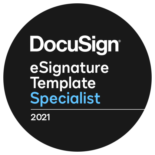 DocuSign eSignature Template Specialist 2021 Credly