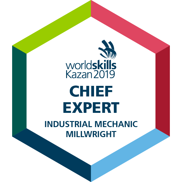WorldSkills Kazan 2019 - Chief Expert - Industrial Mechanic Millwright