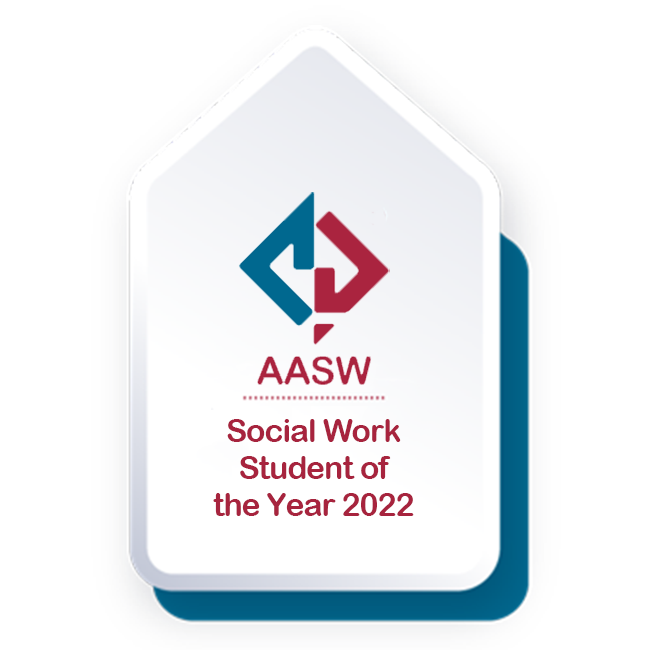 National Excellence Award - Social Work Student of the Year 2022