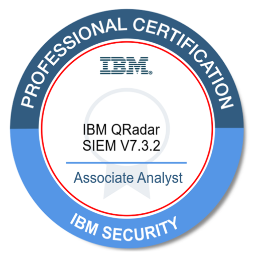 IBM Certified Associate Analyst IBM QRadar SIEM V7.3.2 Credly