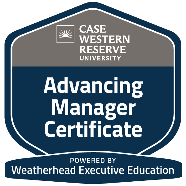 Weatherhead Executive Education: Advancing Manager Certificate