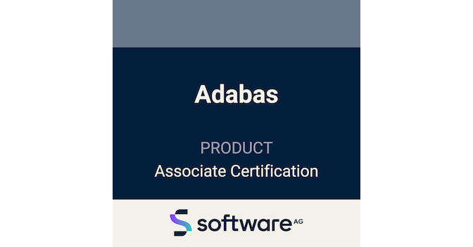 Software AG Certified Adabas Associate - Credly