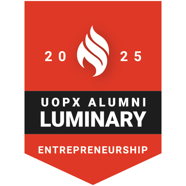 UOPX Alumni Luminaries 2025 (Entrepreneurship)