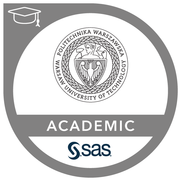 SAS – Warsaw University of Technology Academic Specialization in Visual Data Analysis