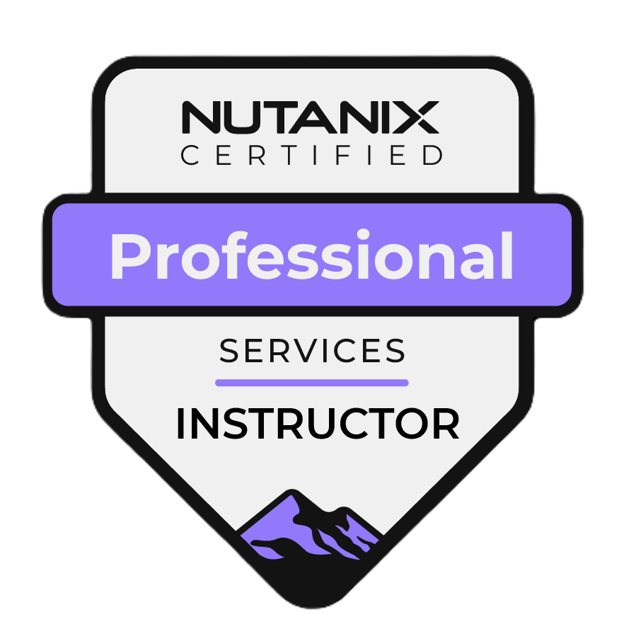 Nutanix Certified Service Instructor