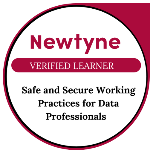 Safe and Secure Working Practices for Data Professionals - Credly