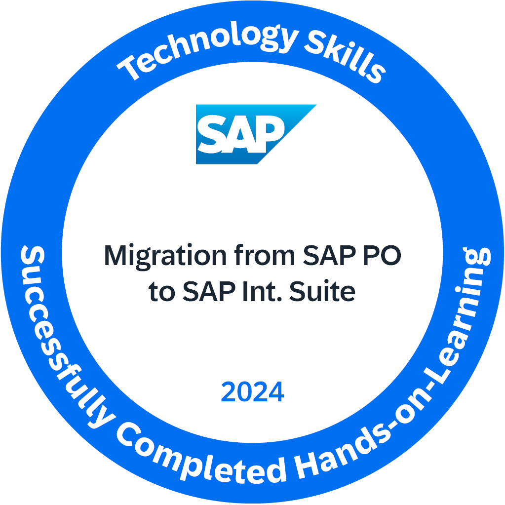 Technology Skills 2024 - Migration from SAP PO to SAP Int. Suite