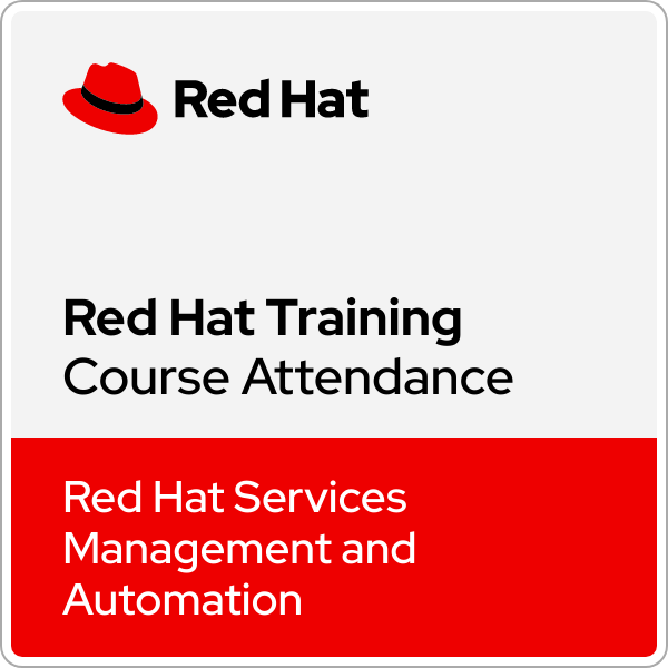 Red Hat Services Management and Automation (RH358) - Ver. 8.1