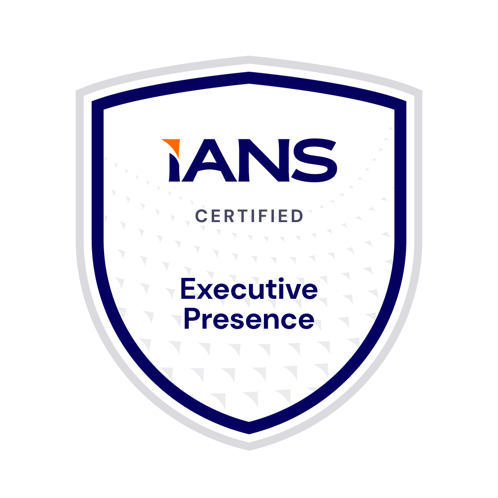 IANS Executive Presence Credential
