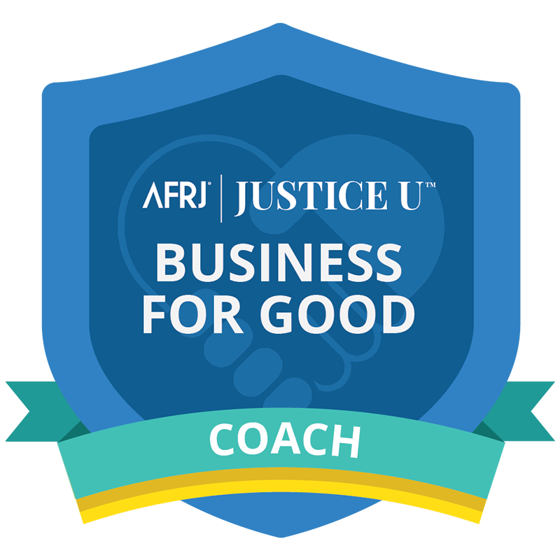 Business for Good Coach Badge (AFRJ & Justice U)