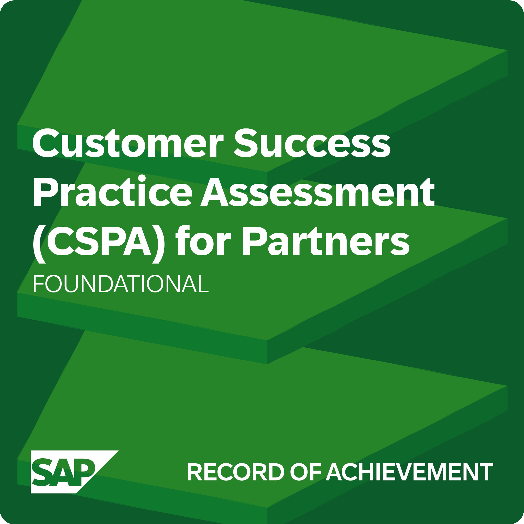 Customer Success Practice Assessment (CSPA) for Partners - Record of Achievement