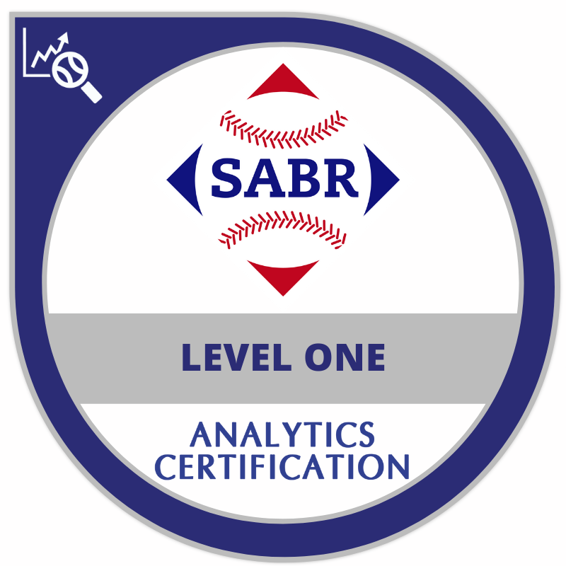 SABR Analytics Certification Level One