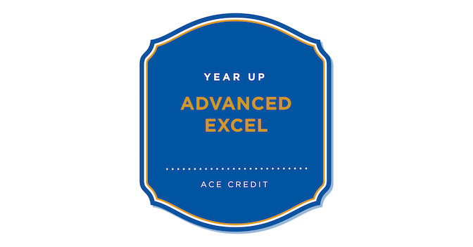 CIS 102: Advanced Excel - Credly