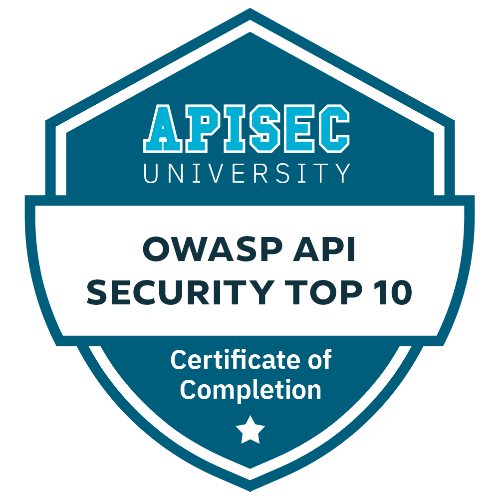 Owasp Api Security Top 10 Credly