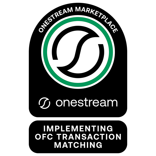 OneStream Marketplace: Implementing OFC Transaction Matching - Credly