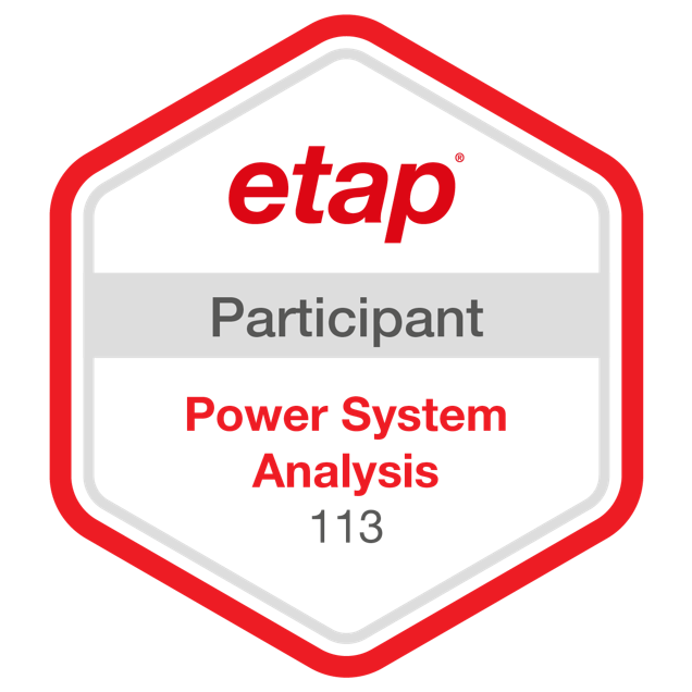 Power System Analysis - ETAP 113