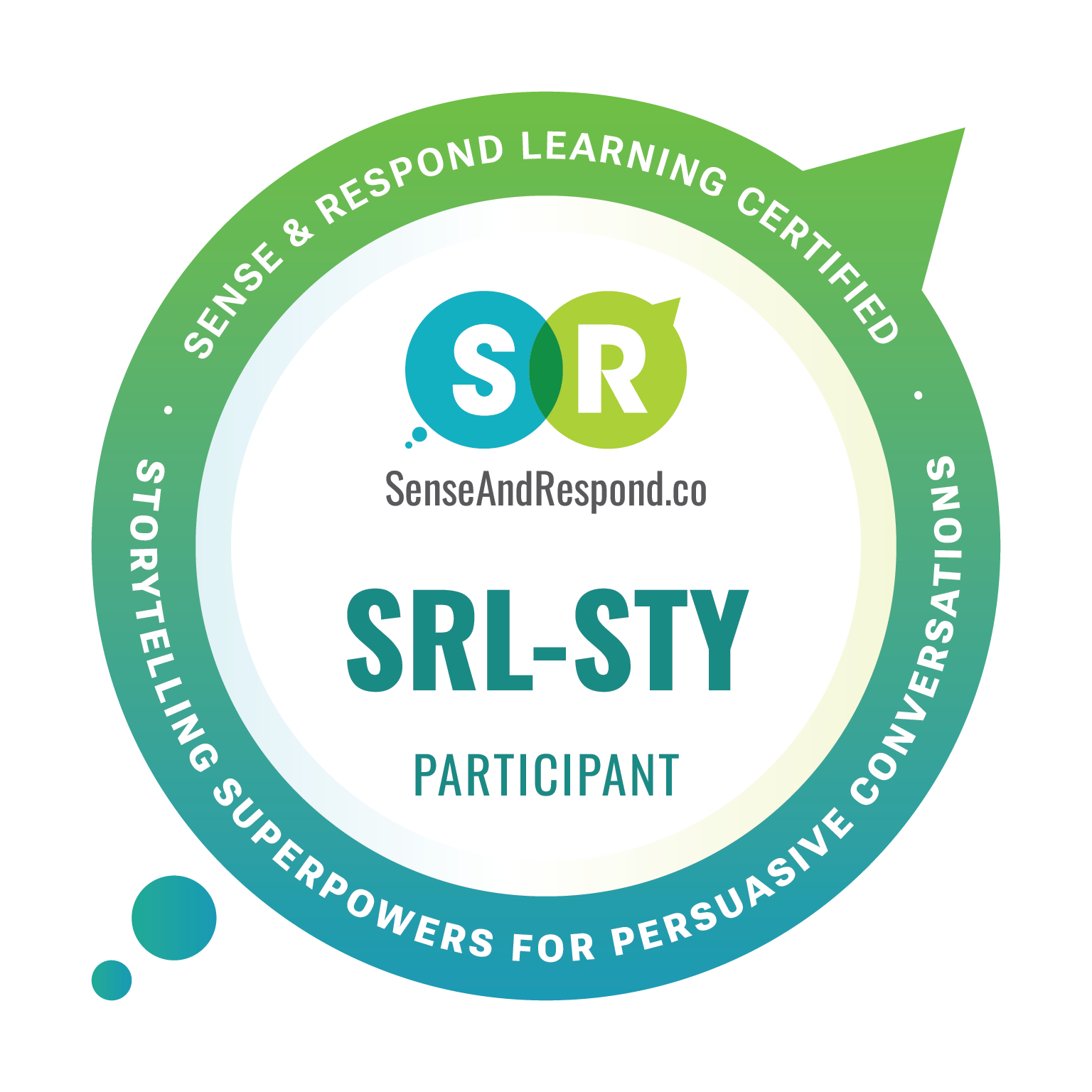 Storytelling Superpowers for Persuasive Conversations - Certificate of Participation