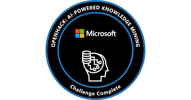 Microsoft Open Hack: AI-Powered Knowledge Mining