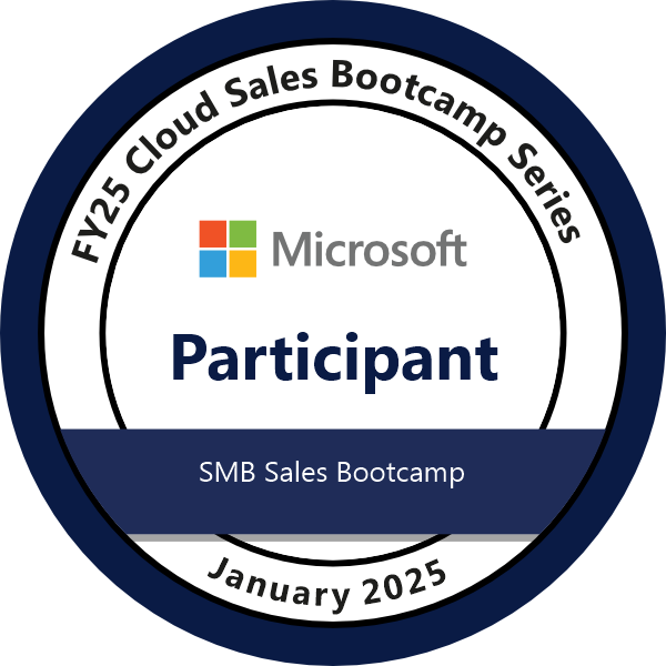 SMB Sales Bootcamp — FY25 Participant