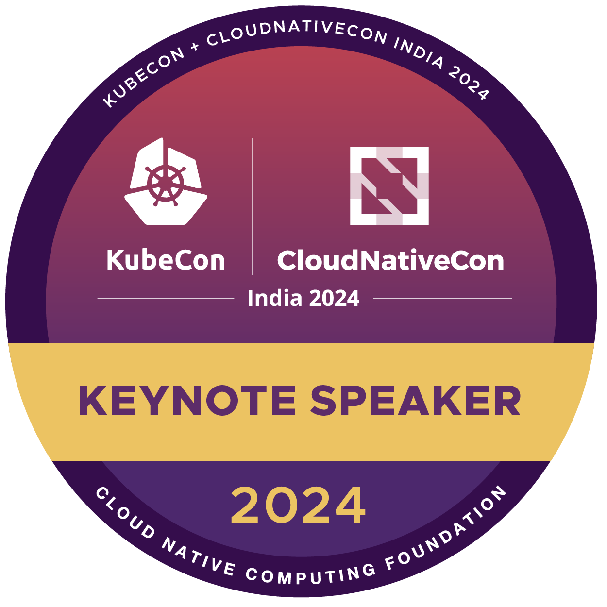 Keynote Speaker: KubeCon + CloudNativeCon India 2024