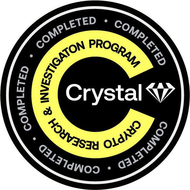 Crystal Certified Crypto Researcher and Investigator