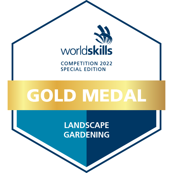 WorldSkills Competition 2022 Special Edition - Gold Medallist - Landscape Gardening