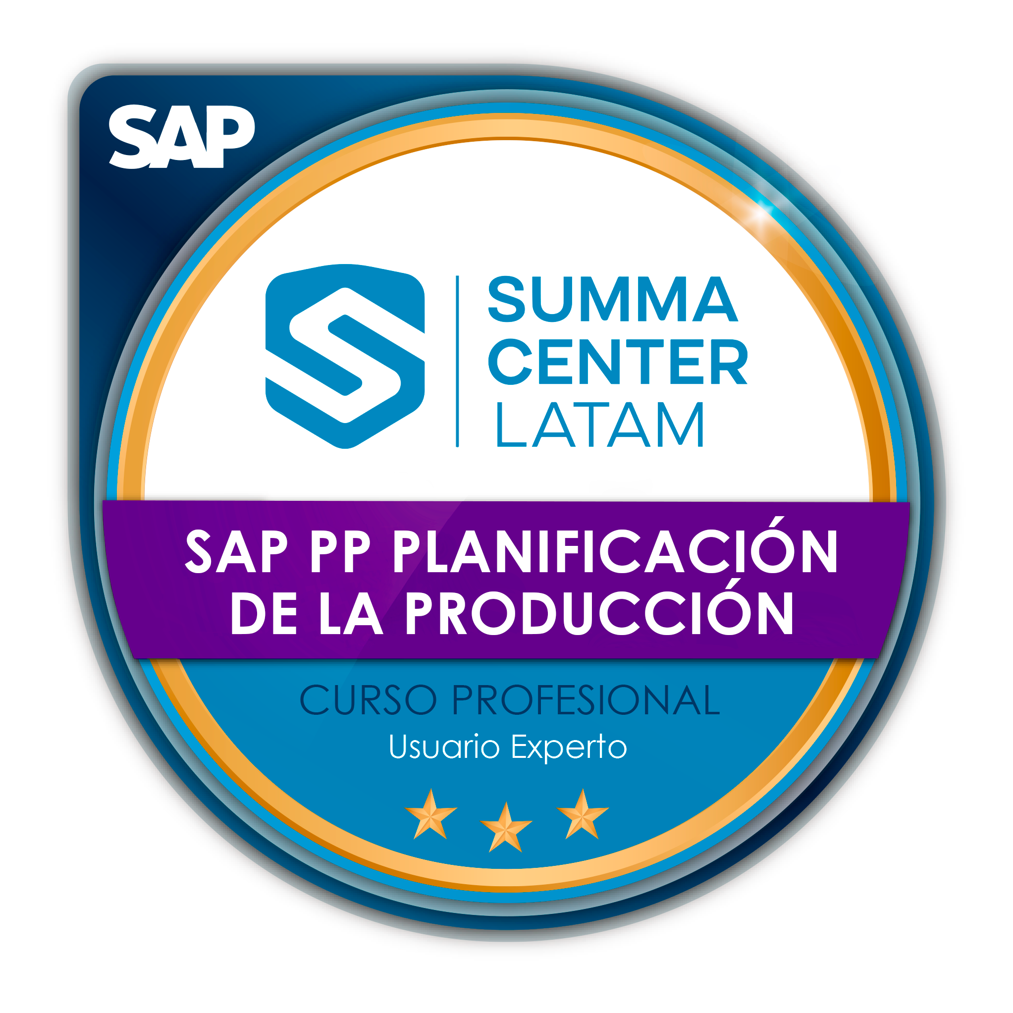 SAP PP Planificación de la Producción (Key User) Gold