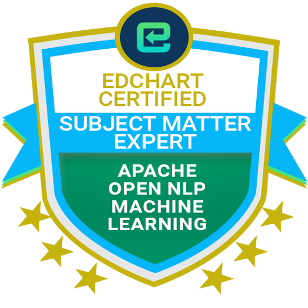 Edchart Certified Apache Open NLP Machine Learning Subject Matter Expert