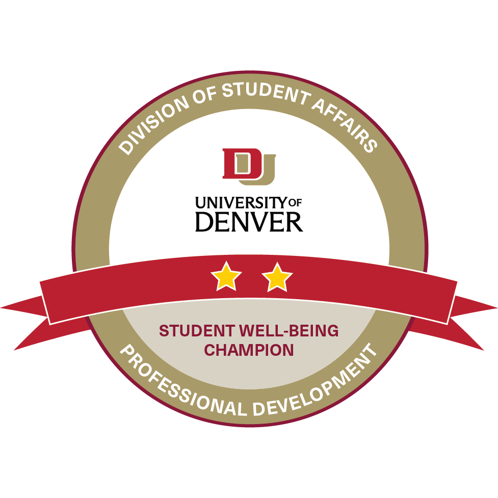 Student Well-being Champion