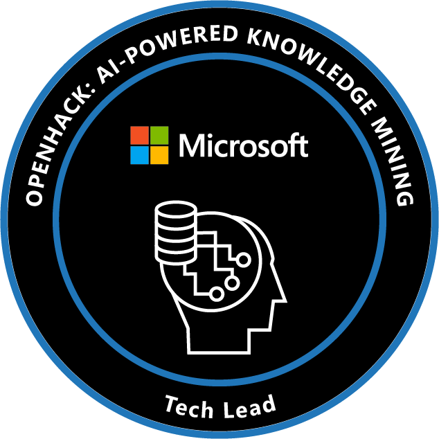 OpenHack: AI-Powered Knowledge Mining Tech Lead