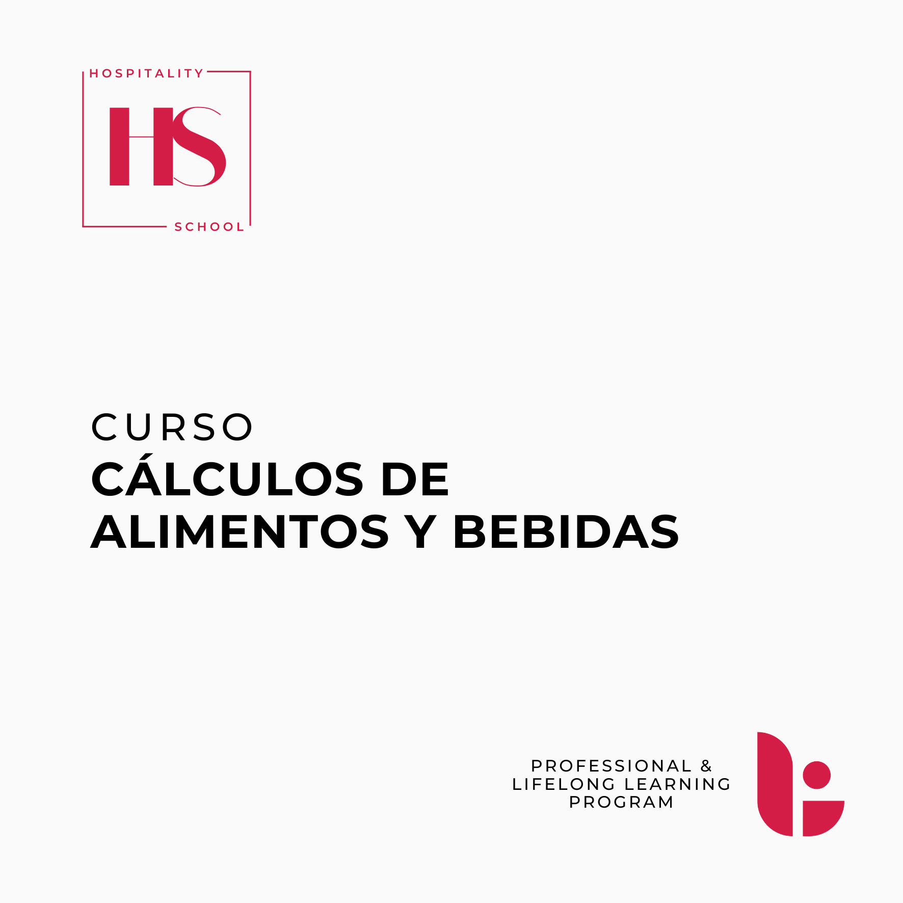 Curso Cálculos de Alimentos y Bebidas