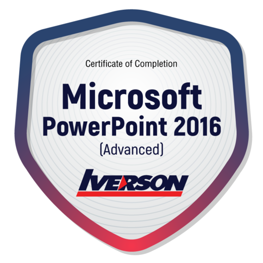 Microsoft PowerPoint 2016 (Advanced) Credly