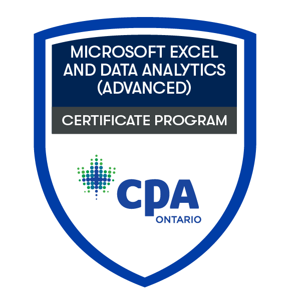 Certificate in Microsoft Excel and Data Analytics (Advanced)