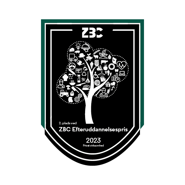 2. plads v/ZBC Efteruddannelsespris – Privat virksomhed 2023