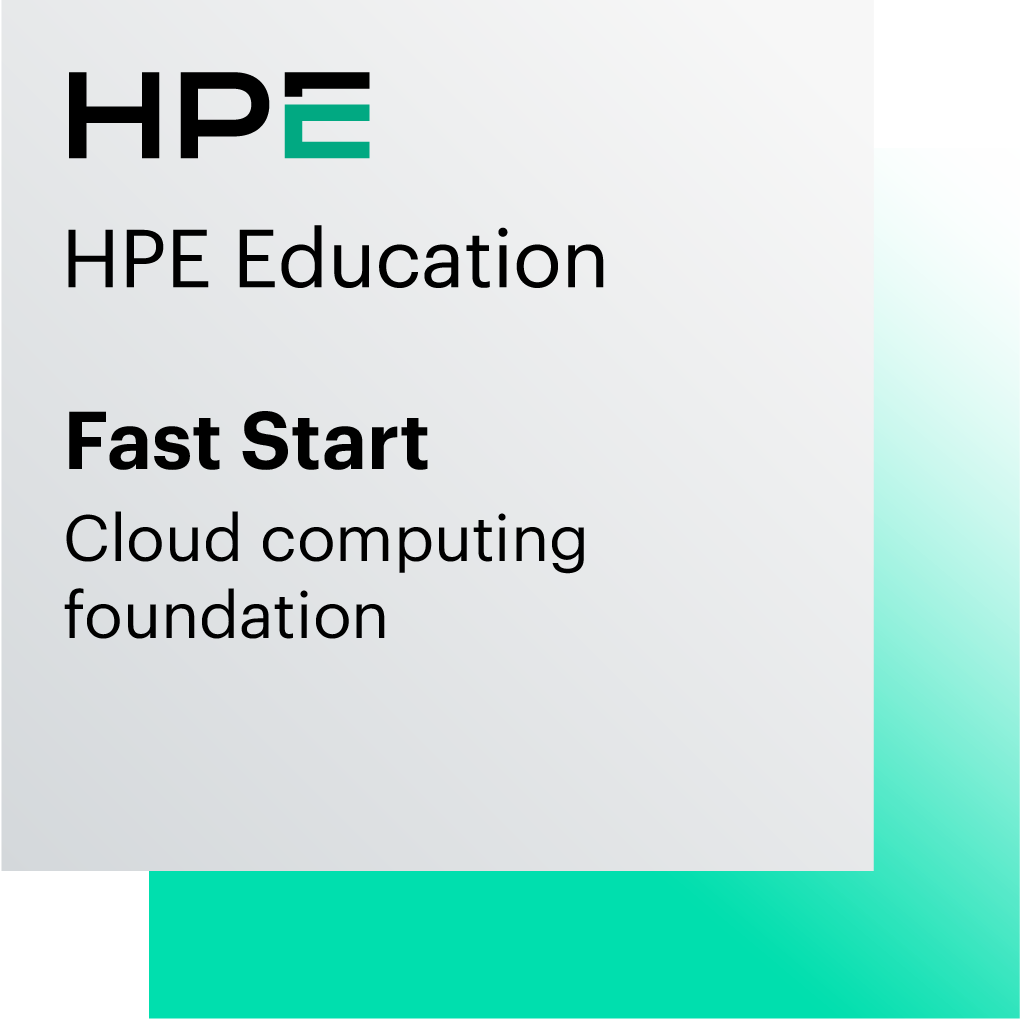 Fast start - HPE Cloud computing foundation