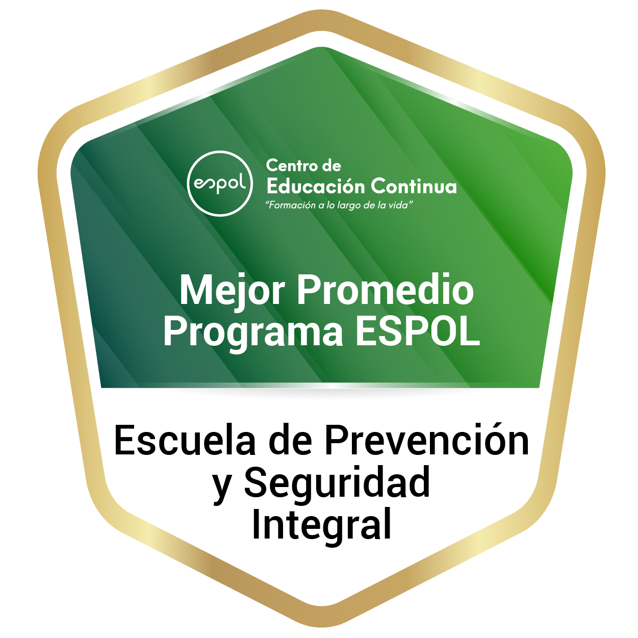 Mejor Promedio en el Programa Escuela de Prevención y Seguridad Integral