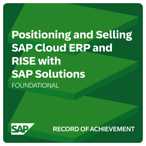 Positioning and Selling SAP Cloud ERP and RISE with SAP Solutions ...