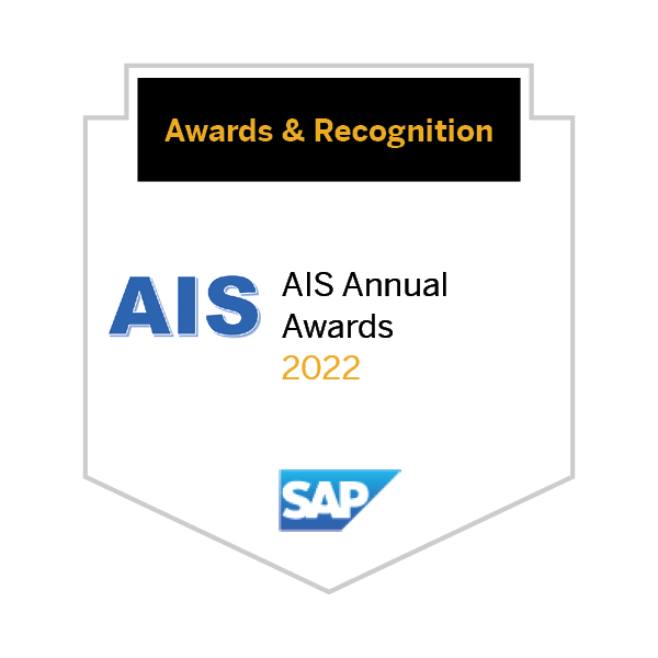 Awards & Recognition AIS Annual Awards 2022 Credly
