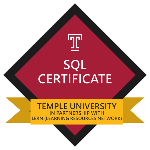 SQL Certificate - Credly