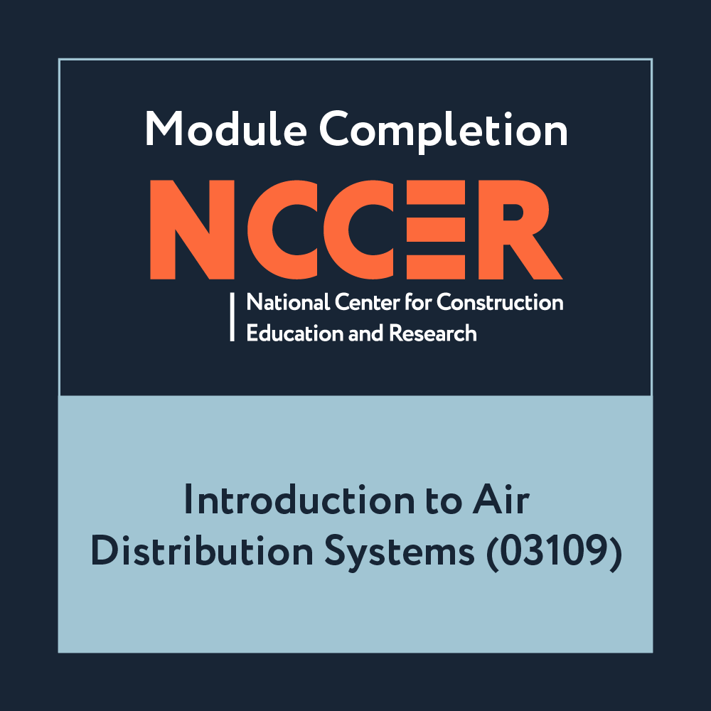 NCCER Introduction to Air Distribution Systems (03109)