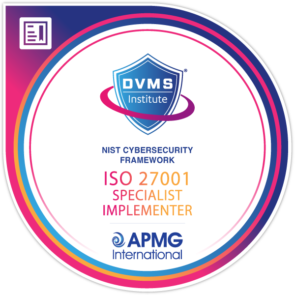 NIST Cybersecurity Framework ISO 27001 Specialist Implementer