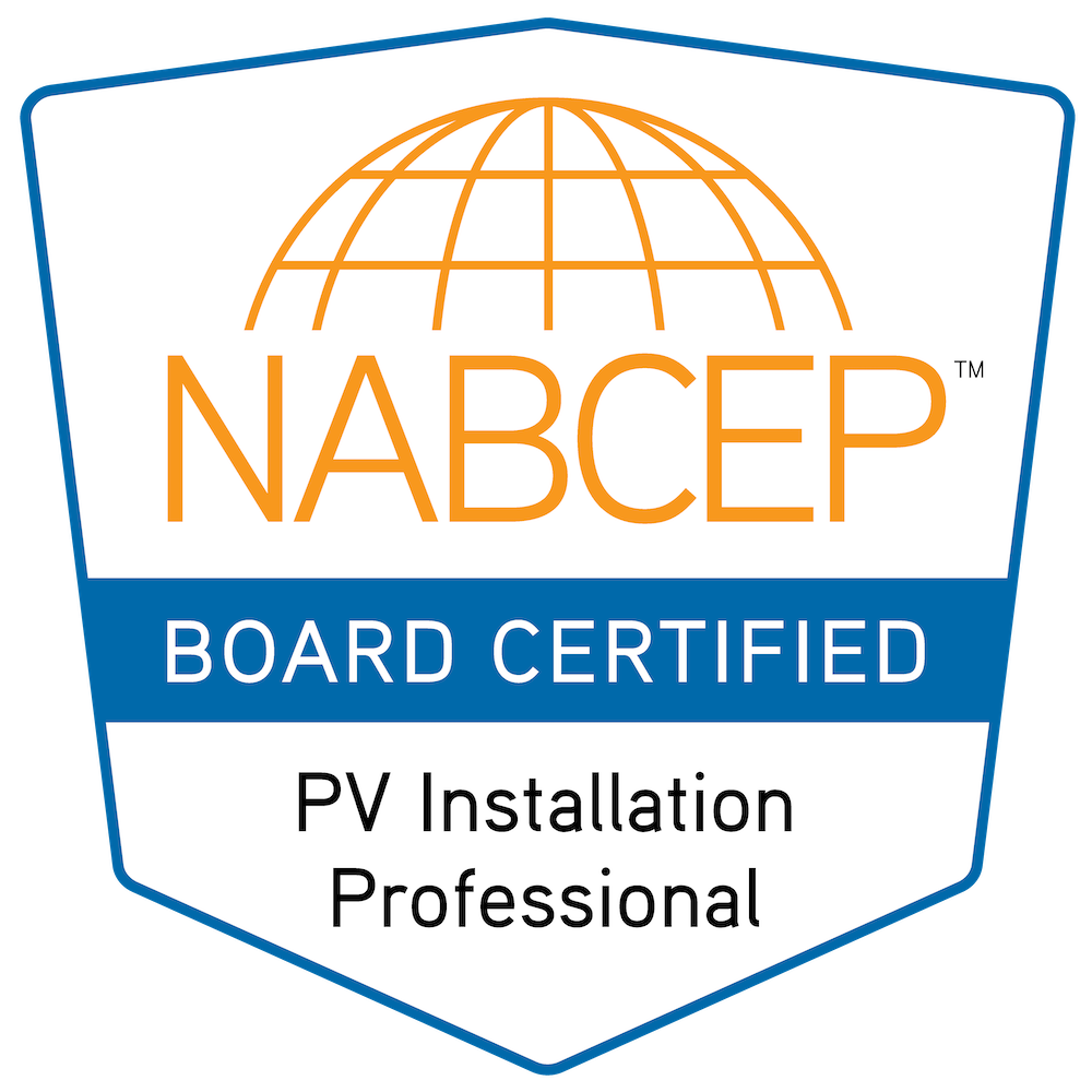 NABCEP Board Certified PV Installation Professional