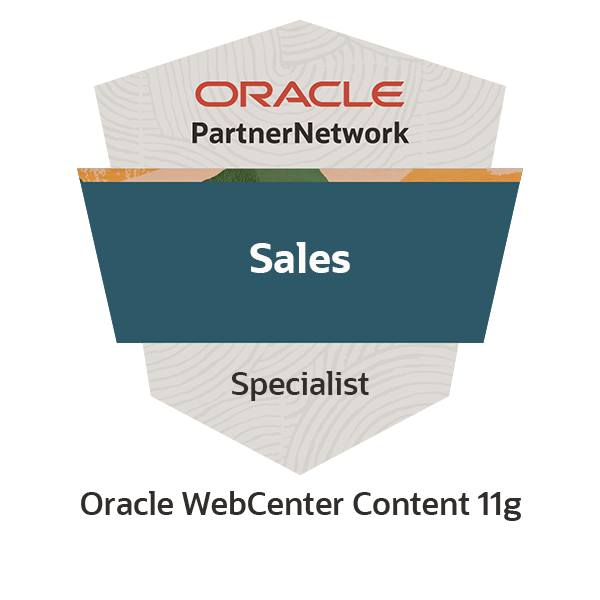Oracle WebCenter Content 11g Sales Specialist