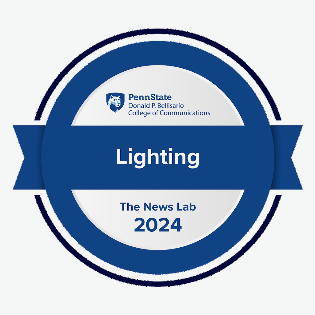 The News Lab's Basics of Lighting Badge