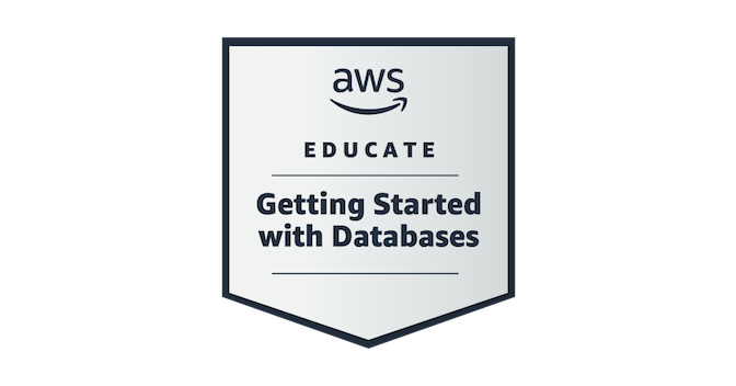 AWS Educate Getting Started with Databases - Credly