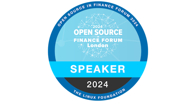 Speaker: Open Source in Finance Forum London 2024 - Credly