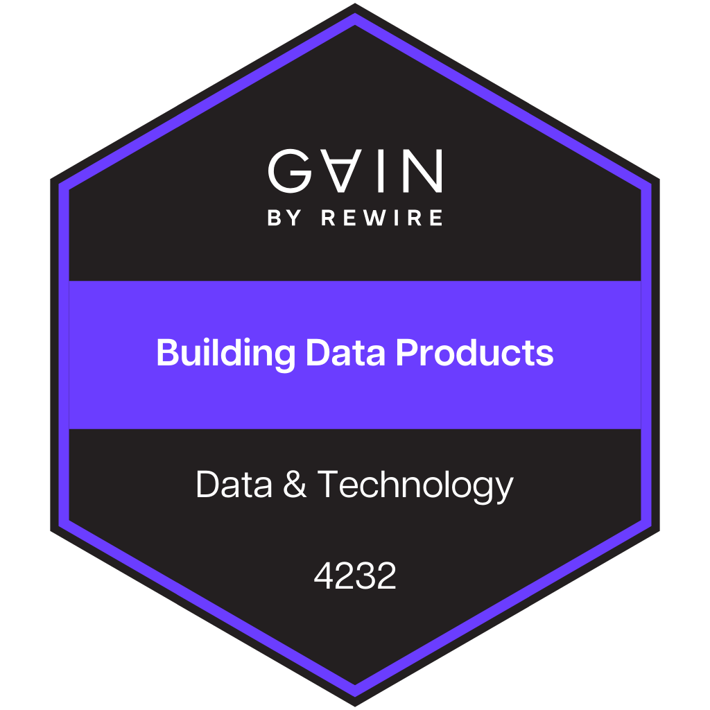 4232 - Building Data Products - Credly