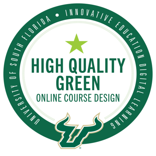USF High-Quality Review Green Badge - Credly