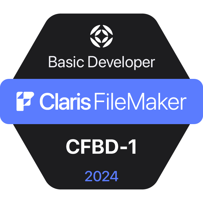 Claris FileMaker Basic Developer