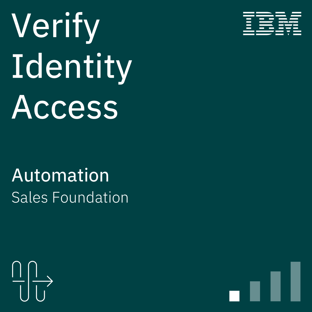 Verify Identity Access Sales Foundation